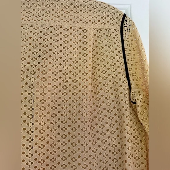 Tory Burch Honeycomb Eyelet Shirt - Picture 6 of 6